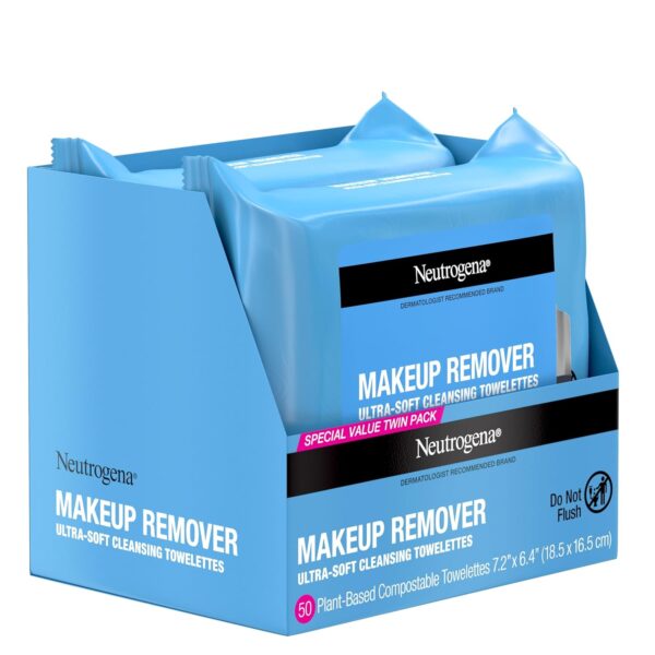 Neutrogena Makeup Remover Wipes, Ultra-Soft Cleansing Facial Towelettes for Waterproof Makeup - Image 9