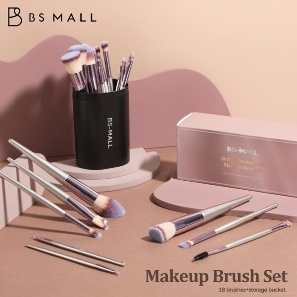BS-MALL Makeup Brush Set 18 Pcs - Image 4
