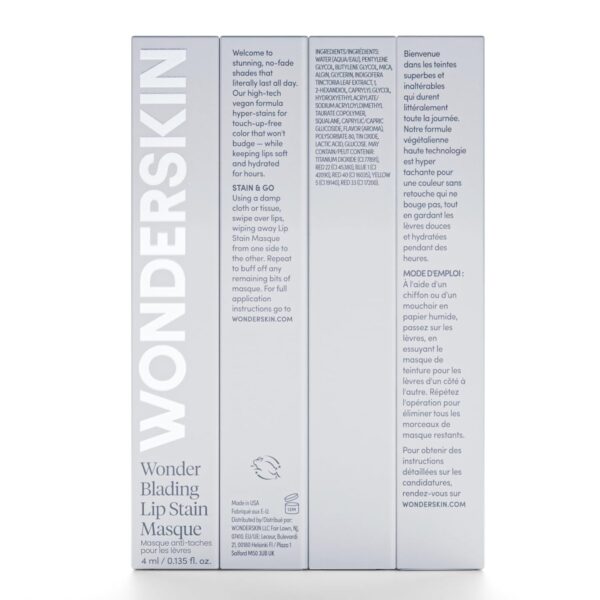 Wonderskin Wonder Blading All Day Lip Stain Peel Off Masque - Long Lasting, Waterproof and Transfer Proof Nude Lip Tint, Matte Finish Peel Off Lip Stain (Whimsical Masque) - Image 7