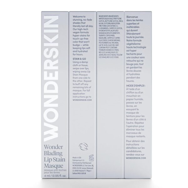 Wonderskin Wonder Blading All Day Lip Stain Peel Off Masque - Long Lasting, Waterproof and Transfer Proof Nude Lip Tint, Matte Finish Peel Off Lip Stain (Whimsical Masque) - Image 8