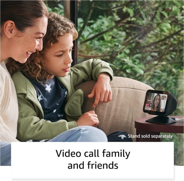 Amazon Echo Show 5 (newest model), Smart display with 2x the bass and clearer sound, Glacier White - Image 7